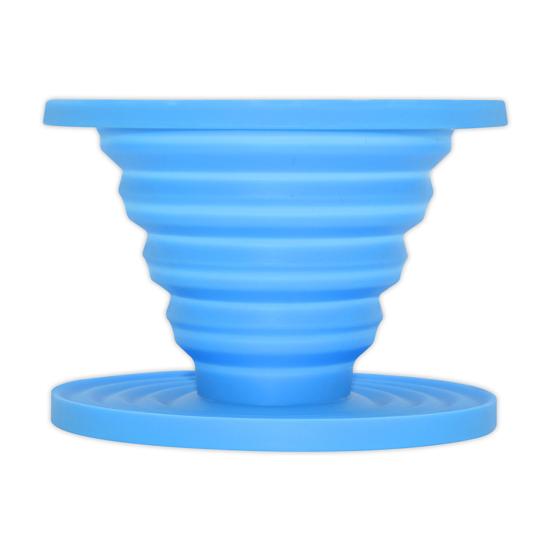 Collapsible Coffee Filter Funnel Heat Resistant Silicone Coffee Funnel Portable Coffee Brewing