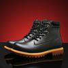 Męskie motocyklowe buty ze sznurowaniem z prawdziwej skóry, gumowe, nowa moda, gorąca sprzedaż, wysokie, do chodzenia, wszechstronne, outdoorowe, do połowy łydki