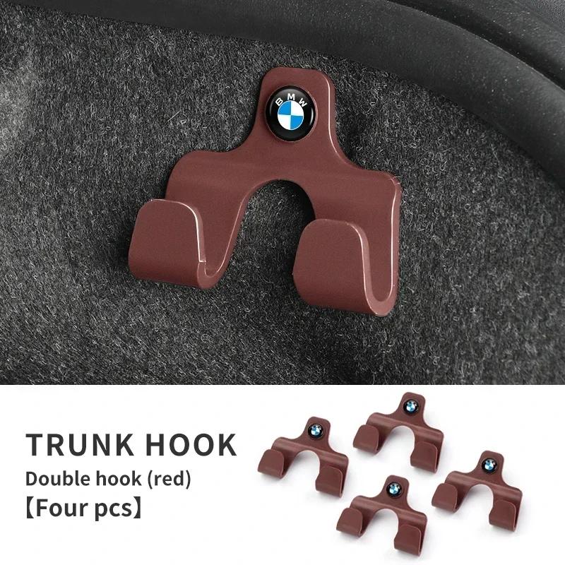 -Ganchos de Almacenamiento para Maletero de Coche Organizador de Maletero para Sedán Automático Para BMW Serie 3 5 G30 G60 F10 F20 F22 F32 F33 F36 F06 G11 G70 F30 G20 G32