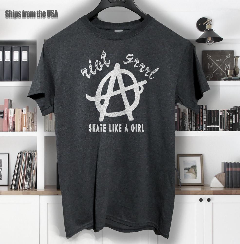 Riot Grrrl t shirt skate like a girl bikini kill sleater kinney Unisex T-Shirt XXXL