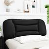 VidaXL Headboard Cushion, Reading Pillow with Zipper, Reading Cushion for Bed Bedroom, Black 100 374556