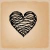 1pc Black Metal Heart Wall Art Modern Minimalist Iron Home Decor Intricate Design Elegant Valentine Gift for Couples Durable Bedroom Living Room