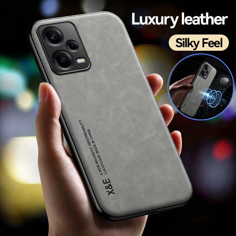 PocoX5 5G Case Car Magnetic Holder Leather Phone Cases For Poko Poxo Little Pocco Poco X5 X 5 5X 5G Silicone Protecte Back Cover