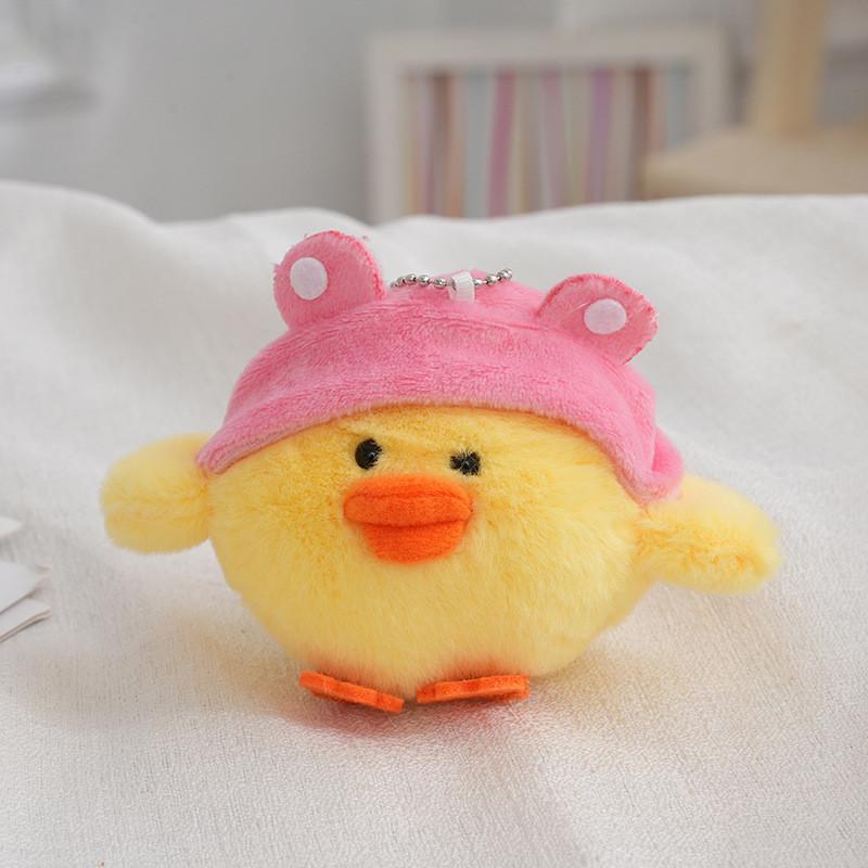 Adorable Plush Chicken Bag Charm Cute Keychain Soft Toy Perfect Birthday Gift