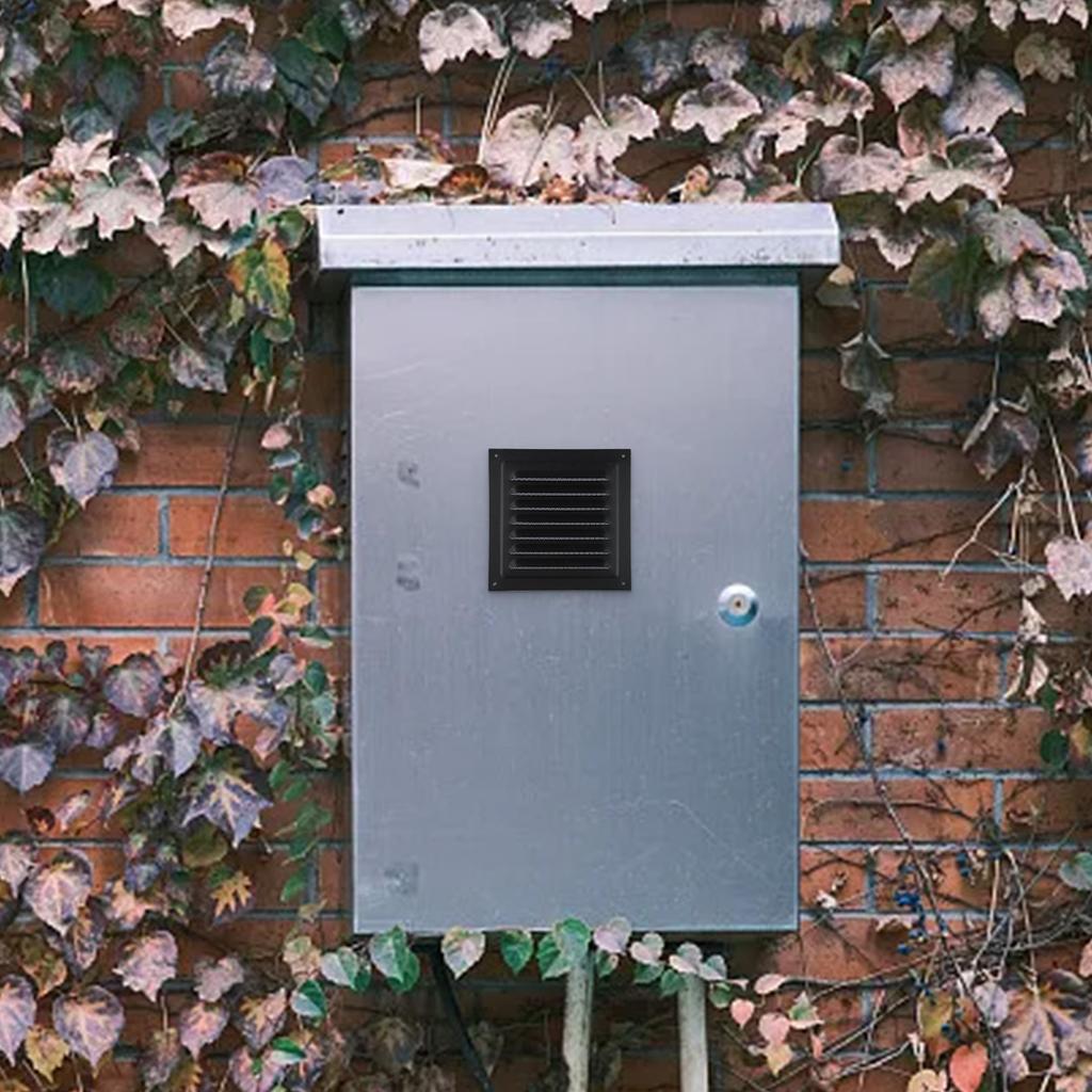 Louver Ventilation Grille Square Return Grille With Protective Grille HVAC Wall Ventilation GrilleHeating Cooling Air Vent Cover