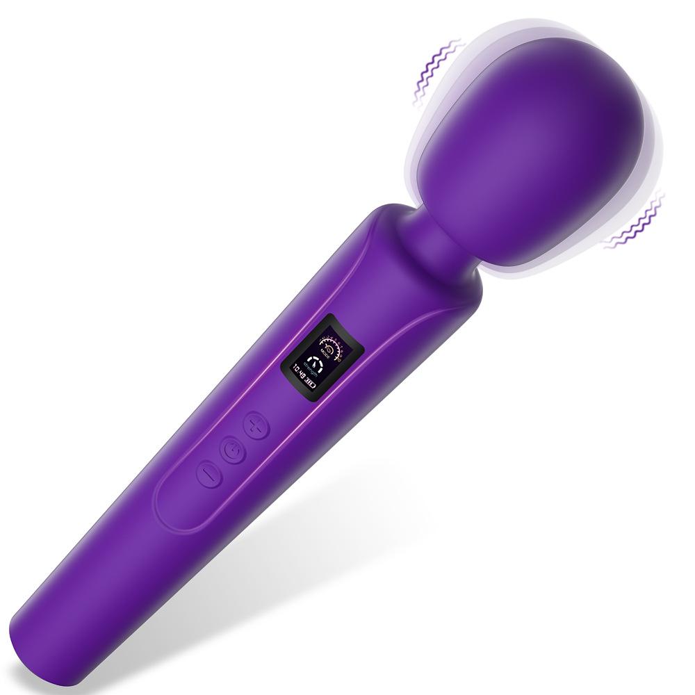 Yunle Super Powerful Silicone Rechargeable LCD Vibrator