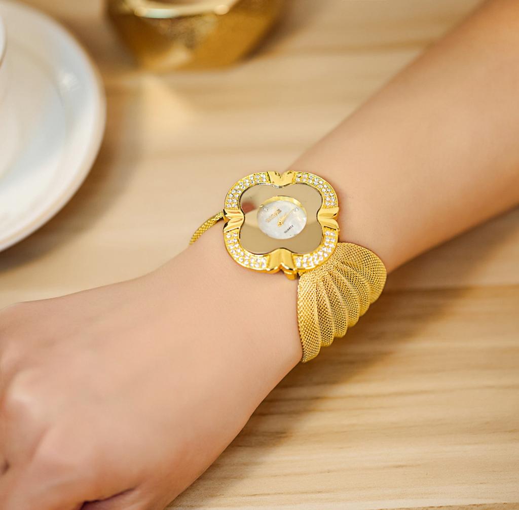 Bracelet Watch Bright Diamond Butterfly Mesh Belt Ladies Quartz Watch Watch