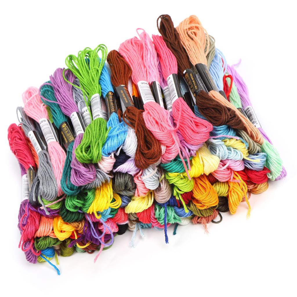 100Pcs Sewing Threads Color Polyester Household HandMade DIY Projects Craft Gift