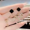 Niche Luxury Diamond Earrings with Elegant Design