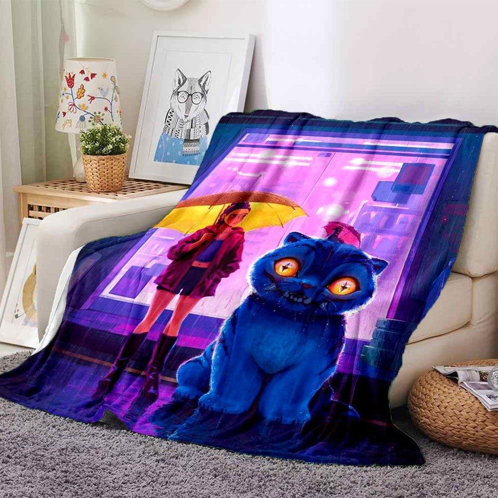

1pc Hunter X Kopo group - Themed Flannel Blanket - Suitable for Bed, Home Decor, Graduation Gifts, Easter, Back to School, ChristmasA72 80cmx120cm(31inx47in)