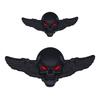 3D Metal Devil Skull Car Emblems Sticker Auto Badge Sticker Bumper Decal for Car SUV Truck Motorbike