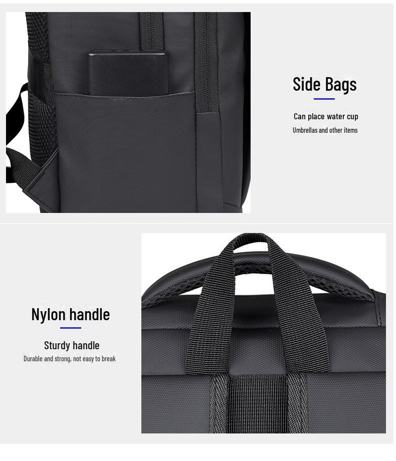 Cross-Border Casual Business Laptop-Rucksack mit USB-Anschluss – Große Kapazität, einfaches Pendler-Design