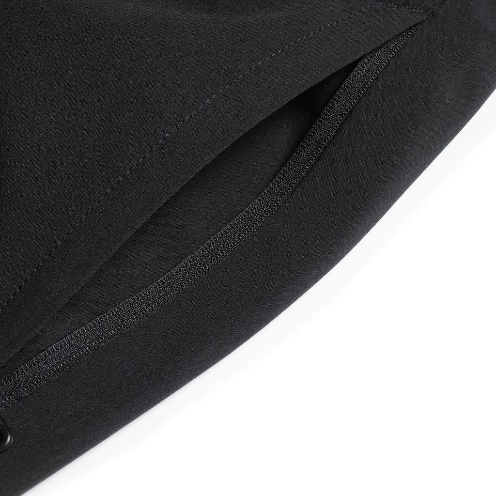 Li Ning Mid Waist Solid Color Quick Dry Straight Leg Sports Pants Men Bottoms Black AYKU657-5