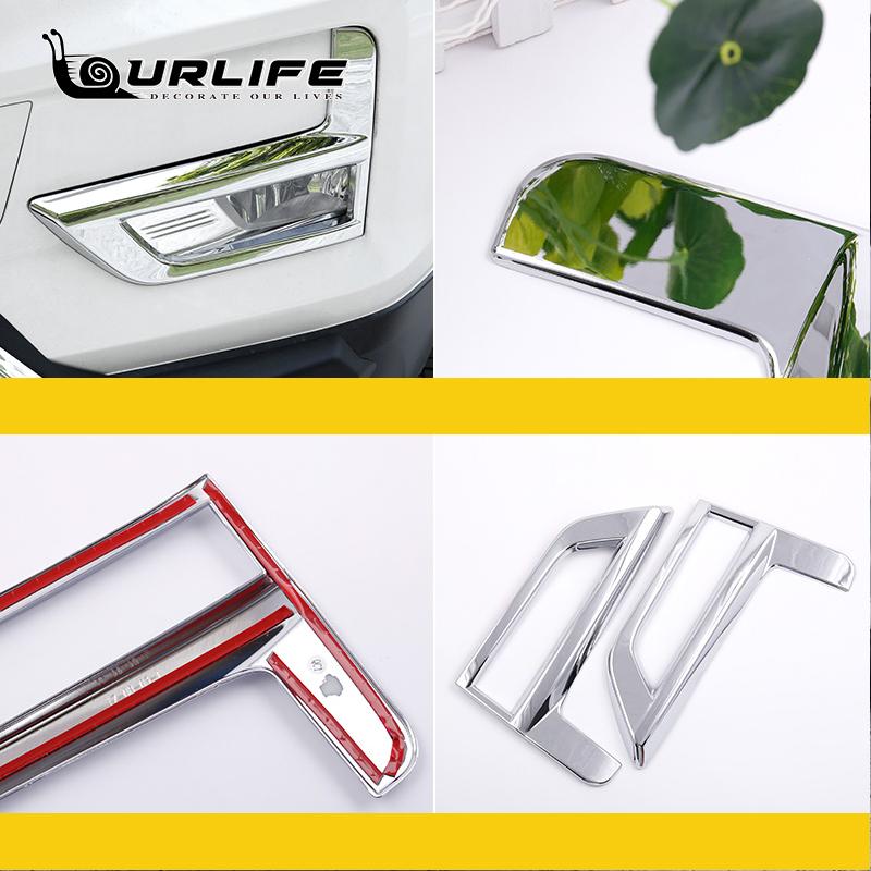 Vorne Hinten Nebel Licht Lampe Rückspiegel Fenster Wischer Abdeckung Trim Für Nissan X-Trail X Trail T32 Rogue 2017