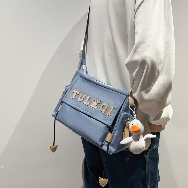 Crossbody Bag Women Large Capacity Backpack Student Class Shoulder Bag Men Messenger Bag