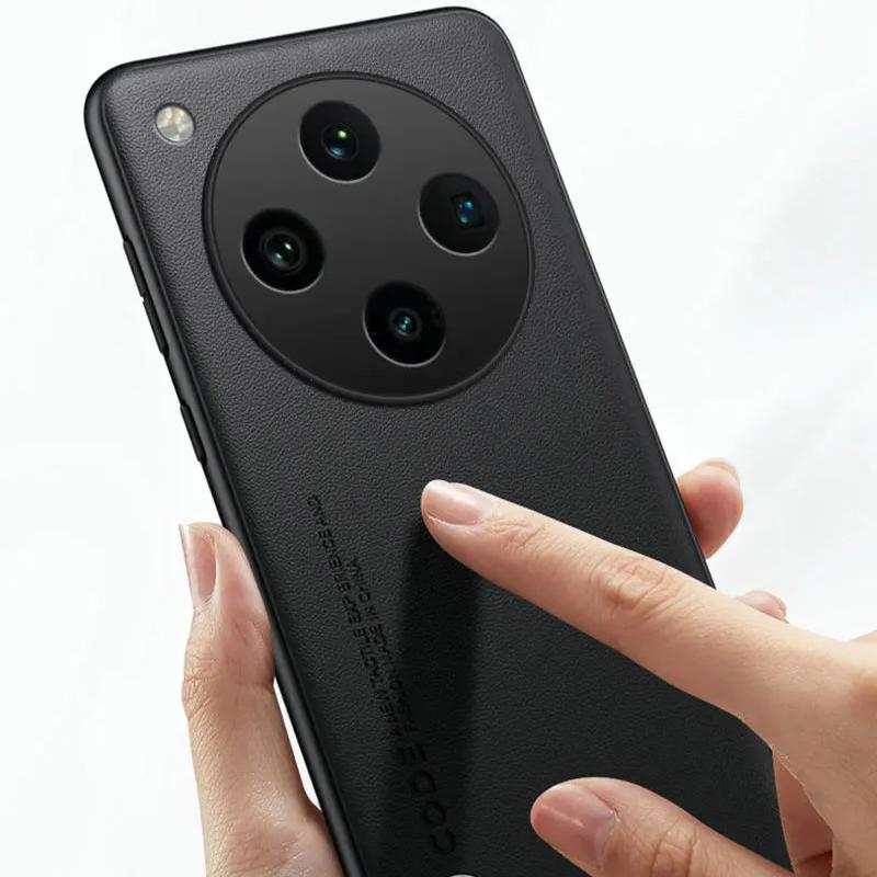 For OPPO Find X8 Pro X 8 Plain PU Leather Hard Case for Find X7 Ultra X6 X8Pro Matte Bumper Shockproof Silicone Soft Edge Protector Cover Shell