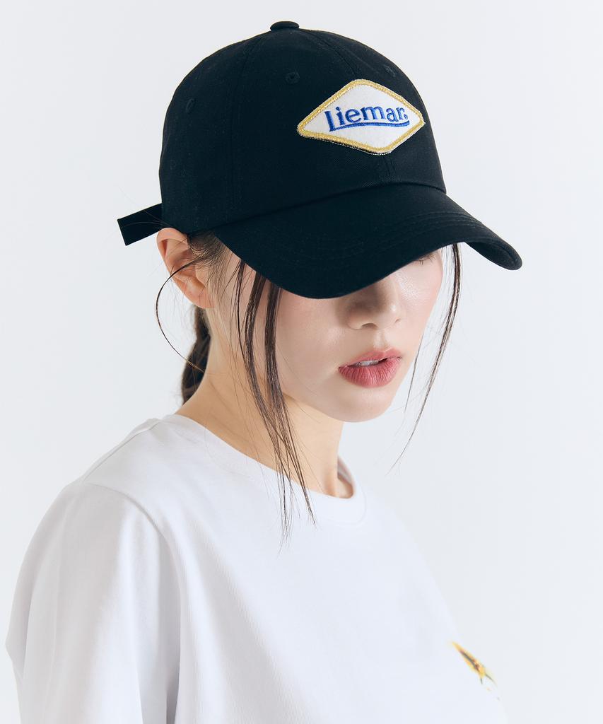 LIEMAR Embroidered Patch Ball Cap Black