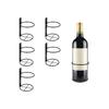 Weinwandhalter, 12er-Pack Wandmontiertes Weinregal, Weinflaschenhalter Aus Metall Zur Weinaufbewahrung, Wanddekoration mit Weinthema