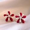 Vintage Luxe Anke La Red 925 Silver Earrings Zircon Studs Minimalist Elegant Fashion Jewelry For Women