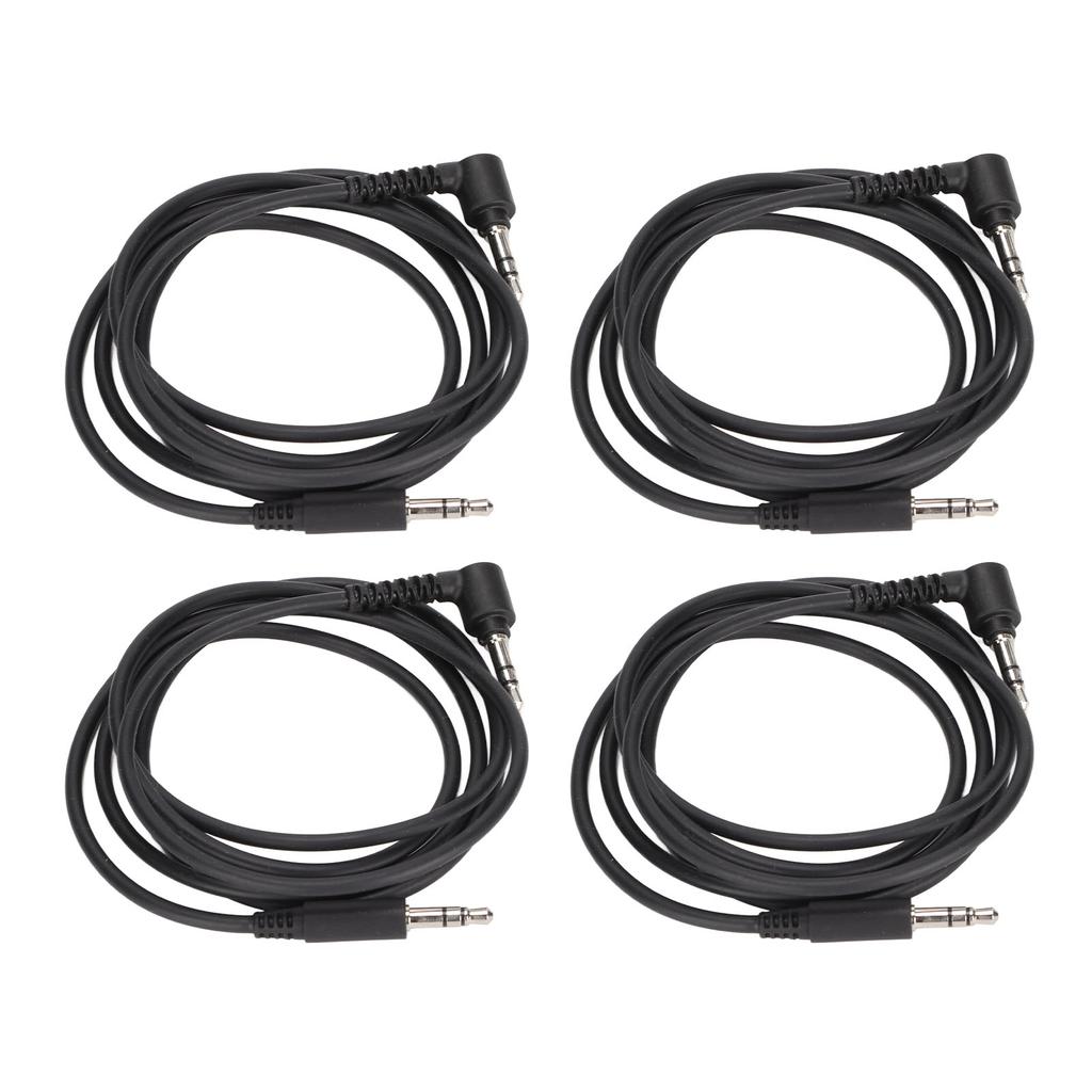 4Pcs AUX Cord 3.5mm Male To Male Auxiliary Sound Cable for Car Home Stereos Headphone Speaker