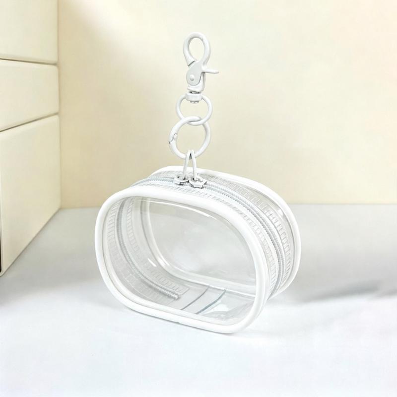 Portable Cat Food Feeding Bag With Transparent Body Compact Size For Outdoor Travel Hiking Camping With Cats