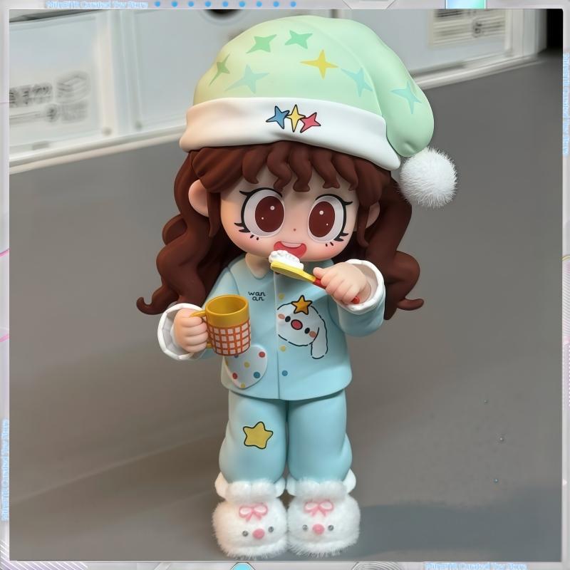 In-Stock Milay Girls Mystery Box Lazy Time Series 3 Trendy Figurines & Ornaments In-Stock Birthday Gift For Girls