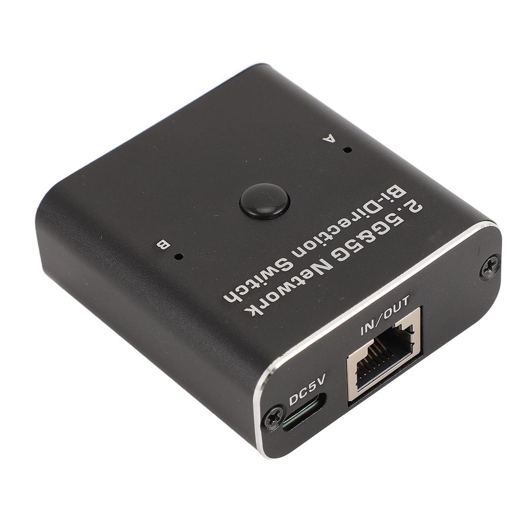 2.5G 5G Síťový Obousměrný Přepínač 2 v 1 Výstup Nebo 1 v 2 Výstupy Dvousměrný 2portový RJ45 Interní Externí