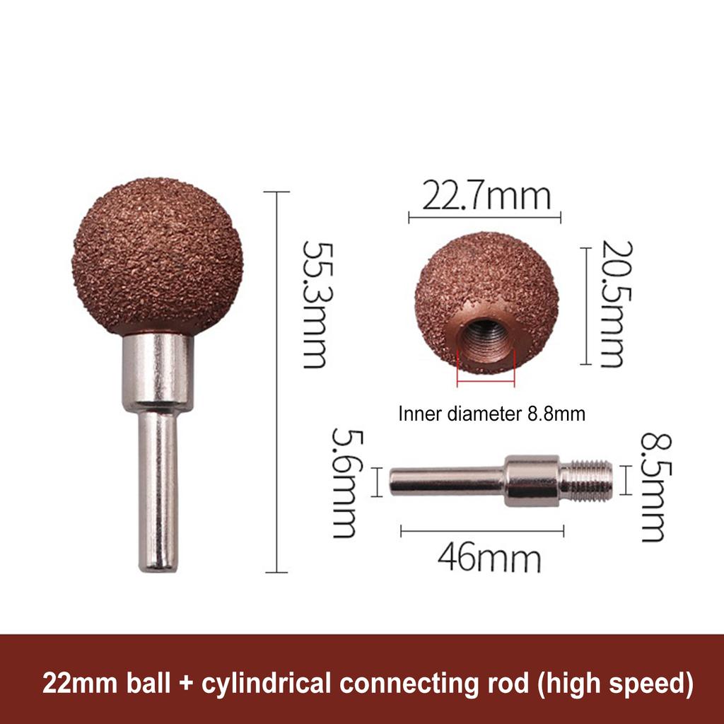 1pc Car Buffing Wheel Tire Repair Grinding Head 22mm/25mm Tungsten Steel Tire Grinding Head Repair Tools