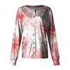 Women's Casual Long Sleeve Single Breasted  Printed Dry-nurse Top