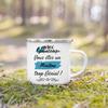 Merci Maitre French Print Mug Creative Coffee Cups Drinks Enamel Cup Vintage Handle Drinkware Thanks Graduate Gifts for Teacher