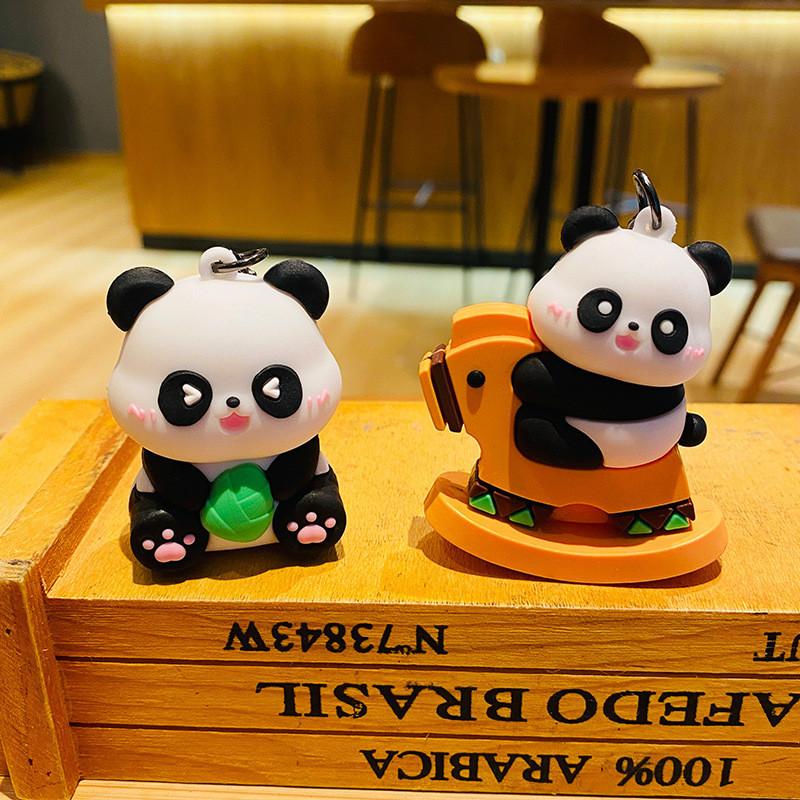 Sweet Panda Key Ring Silicone Keychain Great Gift For Kids And Colleagues