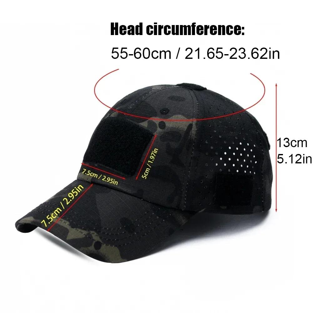 Sunscreen Hat Outdoor Camouflage Baseball Cap Breathable Sun Hats Sports Hunting Hiking Camping Cycling Beach Fishing Hat