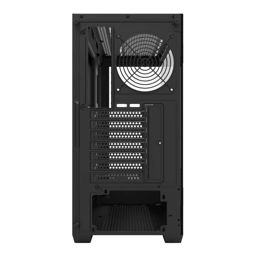 darkFlash DS900 SHINE Pillarless ATX Case with Transparent Mirror Panel DS900SHINE+TYPE-C BLACK