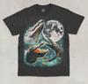 Three Crocodiles Moon T-Shirt Funny Meme Alligator Moon Joke Unisex Shirt
