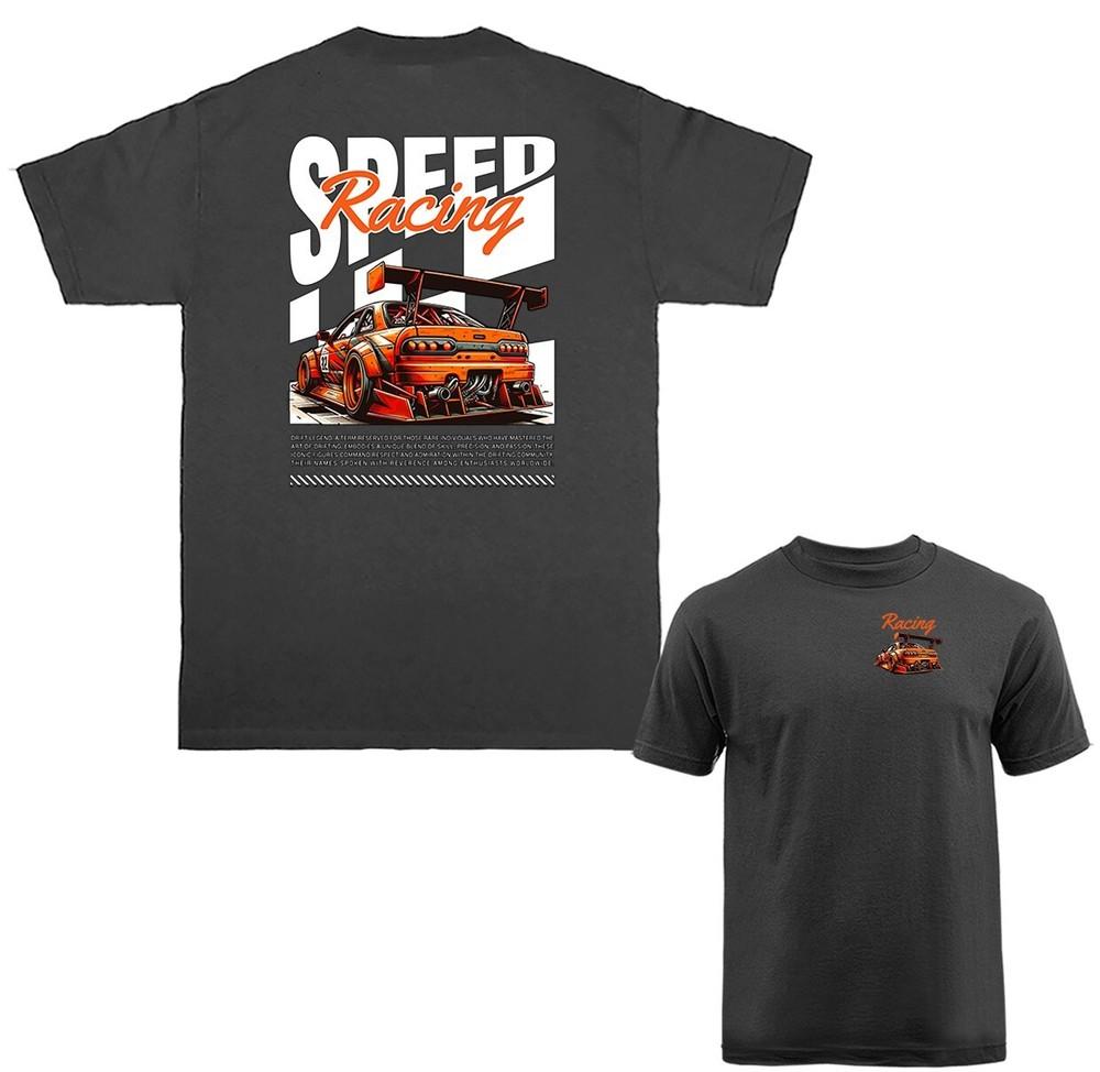 Спортивная футболка с принтом Speed Racing Imported Tuned Custom JDM M
