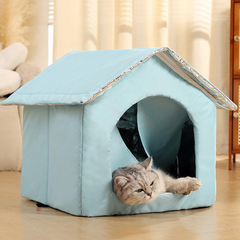 Summer Small Cat Dog Ice House Air Conditioning BED Summer Cooling Tool Nest Cat Dog Four Seasons Pet Weatherproof Ice House