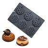 Professional Baking Molds Waves Silicones Cake Decorating Pan Nontoxic For Pastry Ice Cream Jellies Easy Demolding