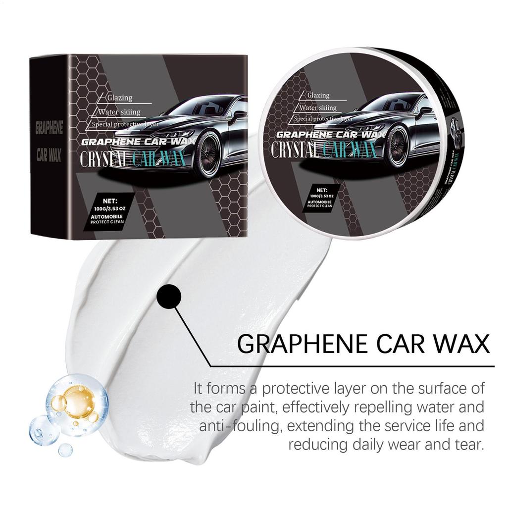 Car Scratch Repair 100g Gentle Portable Long Lasting Coating Wax Car Scratch Removal Wax For Scuffs Bird Droppings Tree Sap