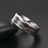 1Pc Fashionable, Fashionable, Versatile and Minimalist Design Titanium Steel Ring, Suitable for Men and Women To Wear Fashion Accessories