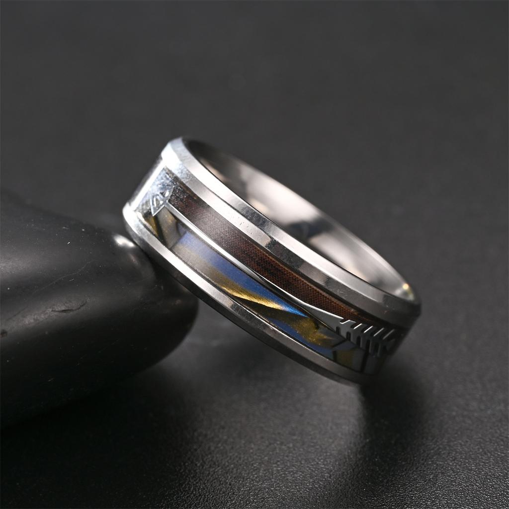 1Pc Fashionable, Fashionable, Versatile and Minimalist Design Titanium Steel Ring, Suitable for Men and Women To Wear Fashion Accessories