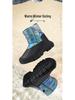2025 Winter Kids' High-Top Fur-Lined Cotton Snow Boots: Non-Slip, Warm Hiking Shoes for Boys and Girls