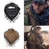 Trendy Adult Shemagh Scarf with Jacquard Pattern Tactically Arab Keffiyeh Scarf