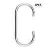 5pcs Aluminium Alloy Clasp Holder Hooks Multifunction Clothes Bag Hanger  Closet Organizer