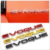 Hochwertiges Metall Chrom Umrüstung EVOQUE Emblem Heck Logo 3D Aufkleber für Rover LRX EVOQUE Auto Styling Zubehör