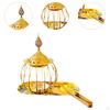 Metal Incense Burner,Golden Tower Holder,Tabletop Ornament,Decoration Candle Holder