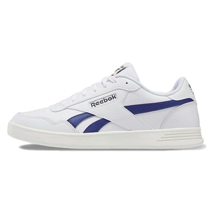 Reebok Court Advance Comfortable Daily Low-Top Sneakers Unisex Sneakers White Blue GZ9625