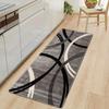 2pcs Textured Design Kitchen Mats, Creative Lines Print Throw Carpets, Washable Hallway Runner Rugs,  Farmhouse High Traffic Area