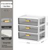 Multi-layer Desktop Organizer: Drawer-Type Storage Box for Office Supplies, Stationery, and Cosmetics