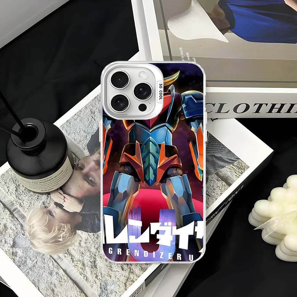 

UFO Robot G-Grendizeres Phone Case For IPhone 17 16 15 14 13 Pro Max Plus Matte Color Back Cover iPhone 16 pro