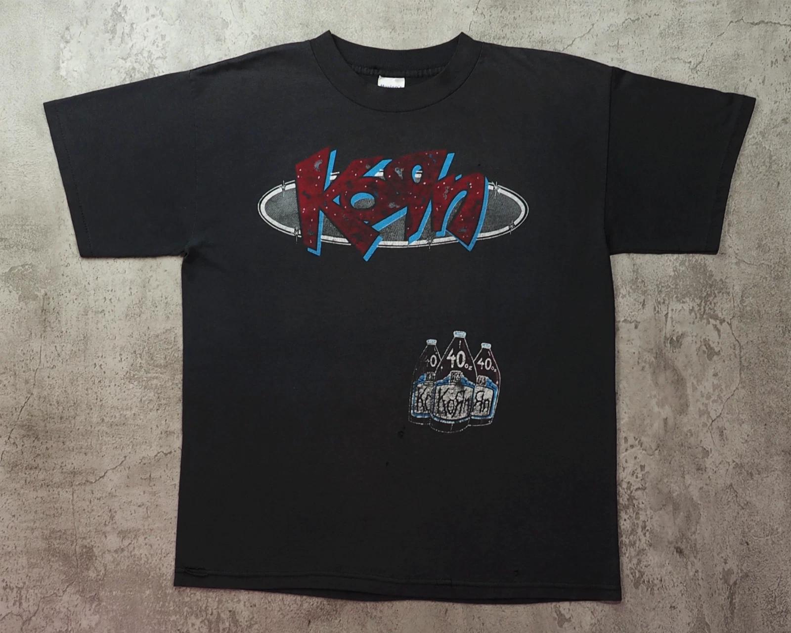 

Vintage 1990s Korn On Tour Bootleg Shirt Size L 3XL